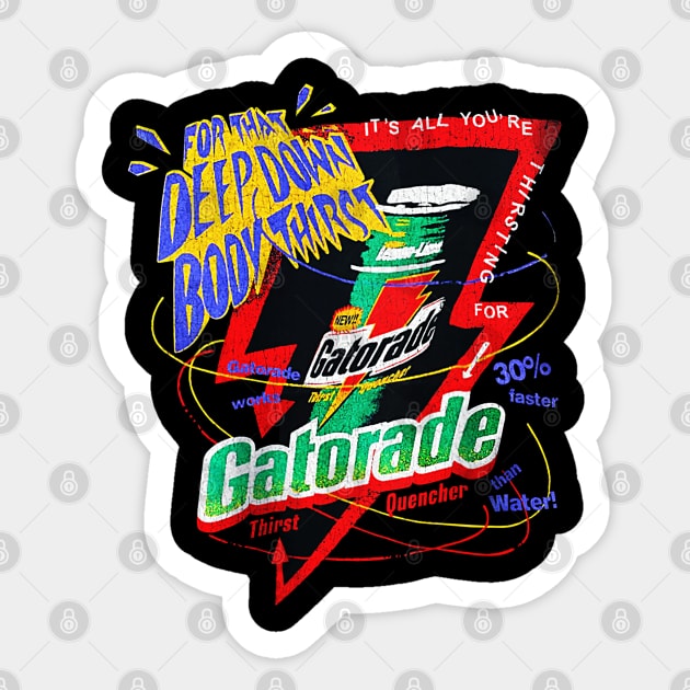 90s Sports Drink - Thirst Quencher Sticker by nicklower